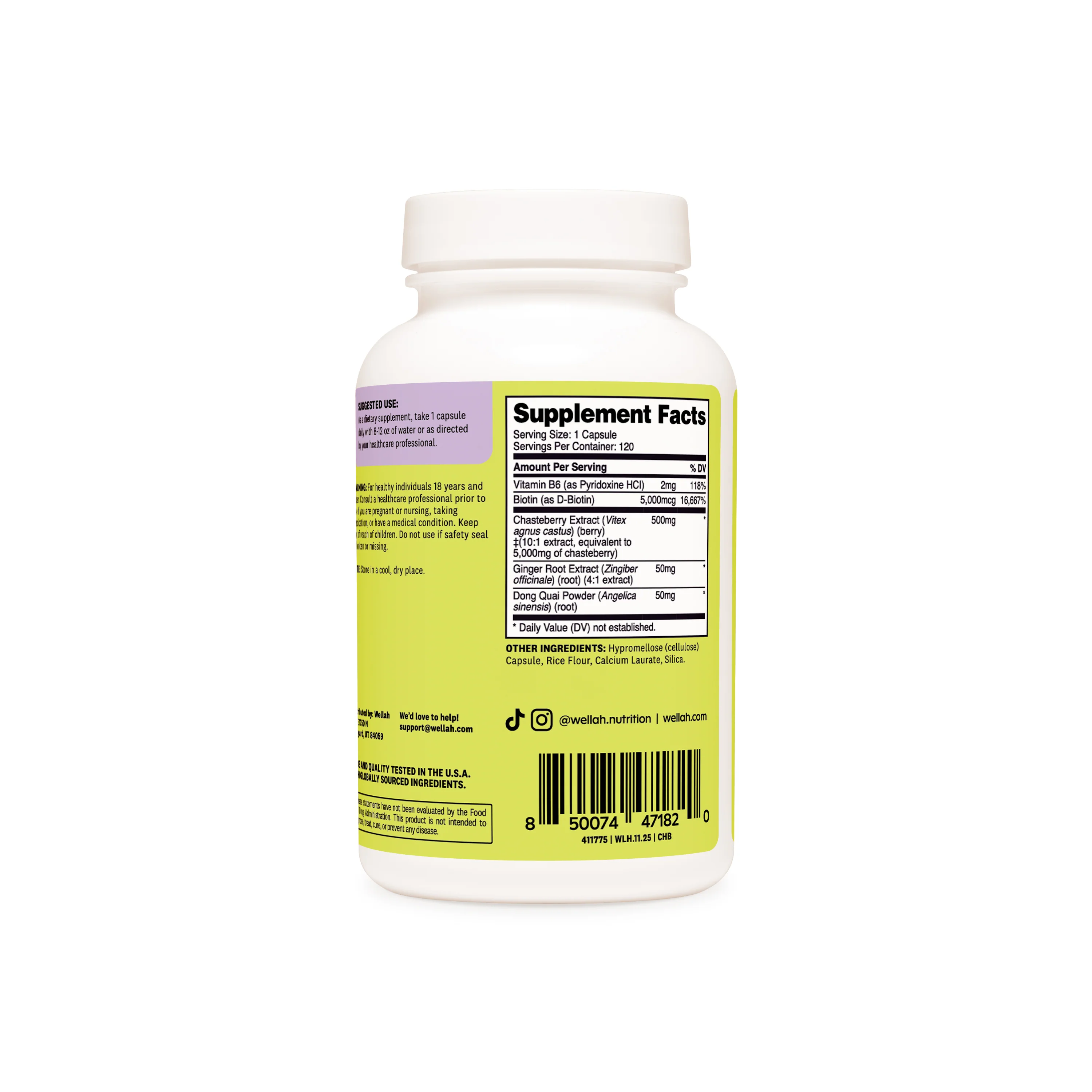 Chasteberry Capsules | 120 Servings - Image 3