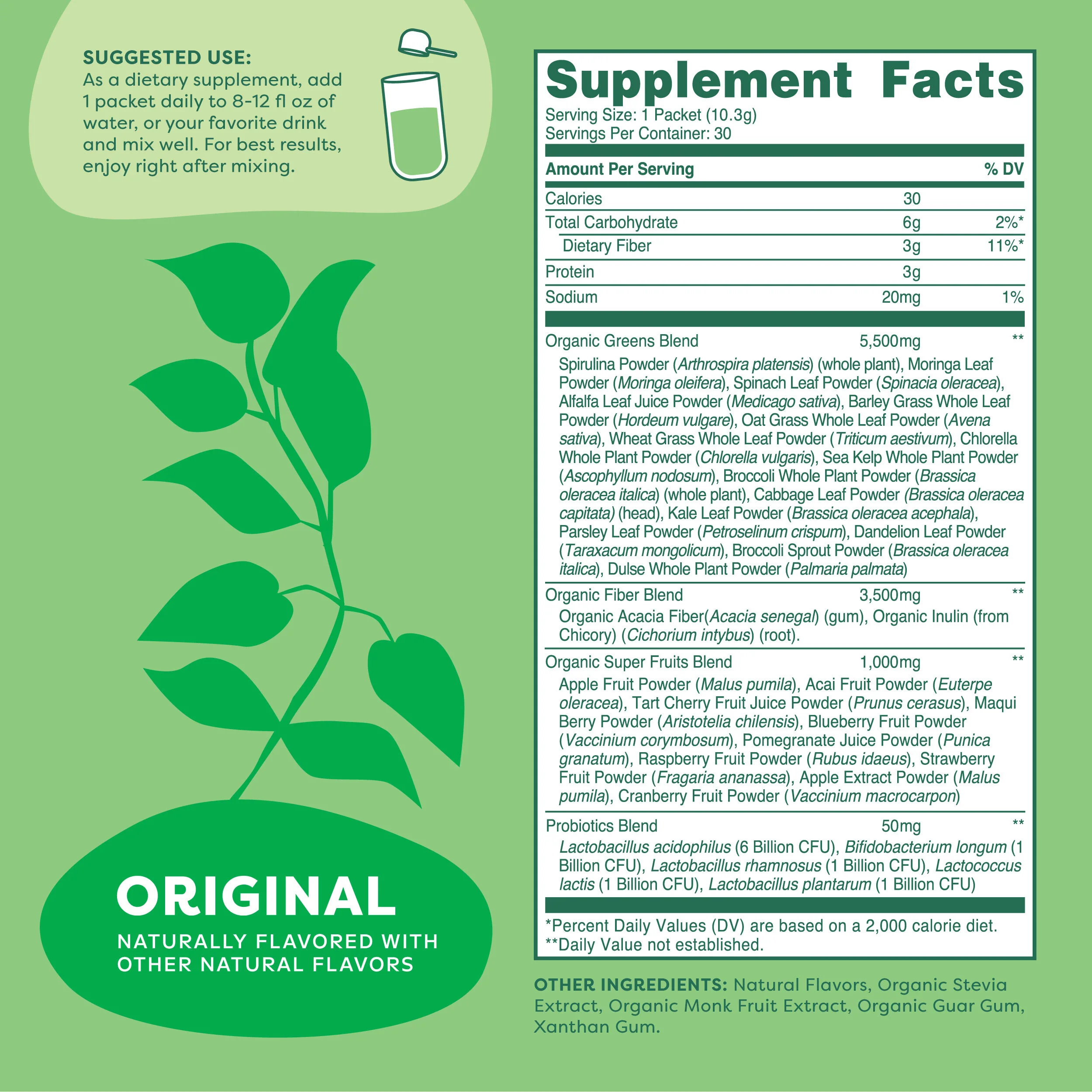 Daily Greens + Superfruits Stick Packs | 30 Servings - Image 3