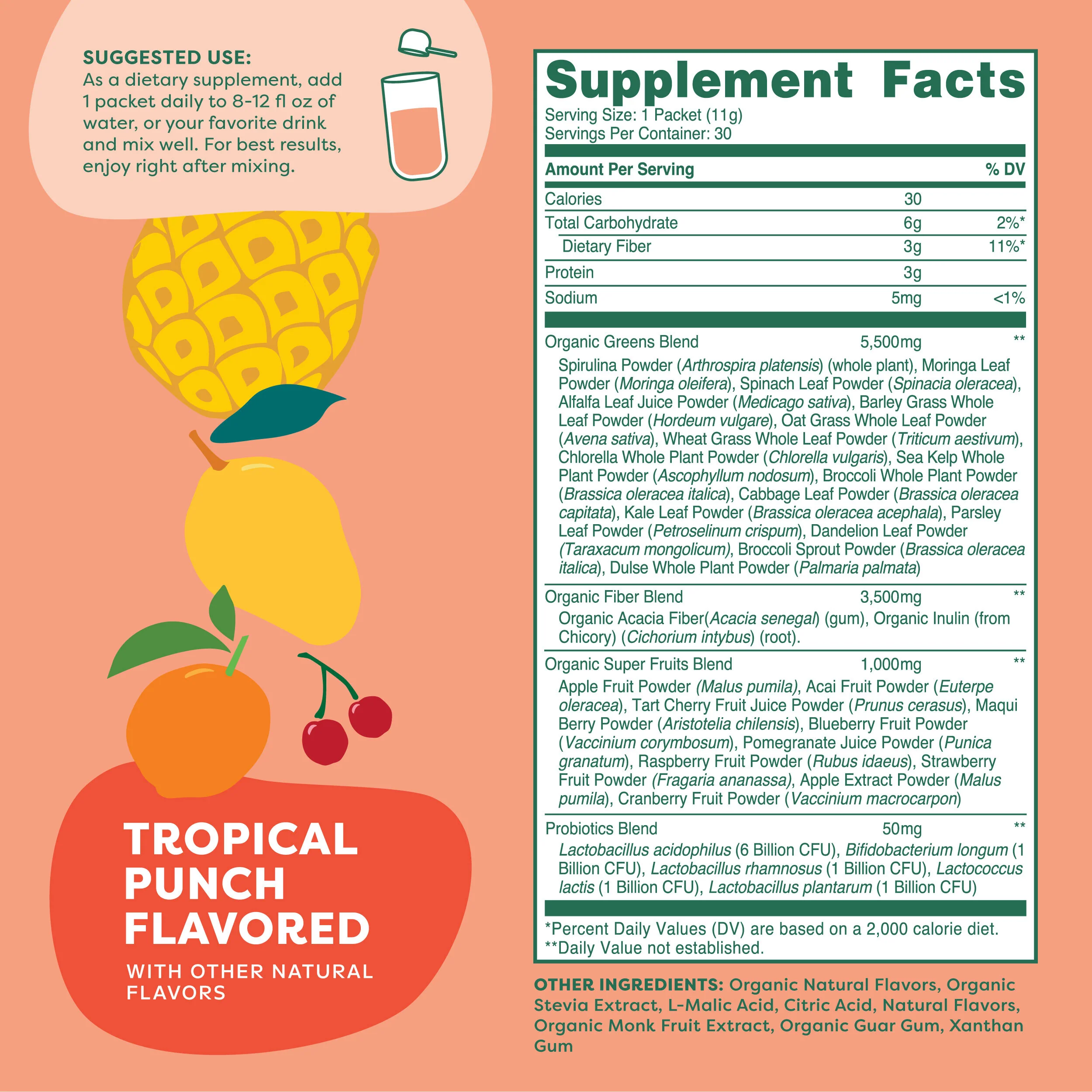 Daily Greens + Superfruits Stick Packs | 30 Servings - Image 5