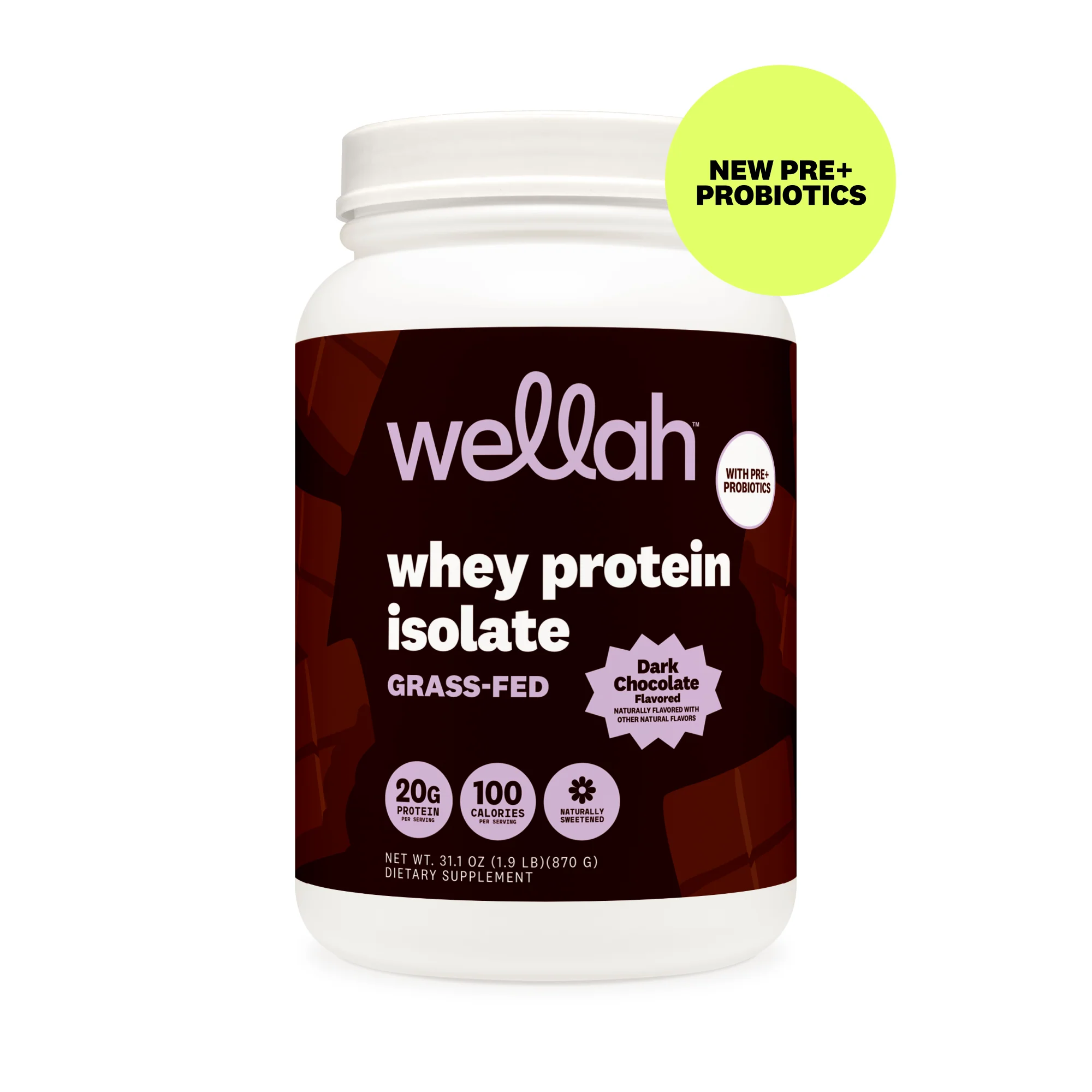 Grass-Fed Whey Protein + Pre & Probiotics | 30 Servings - Image 3