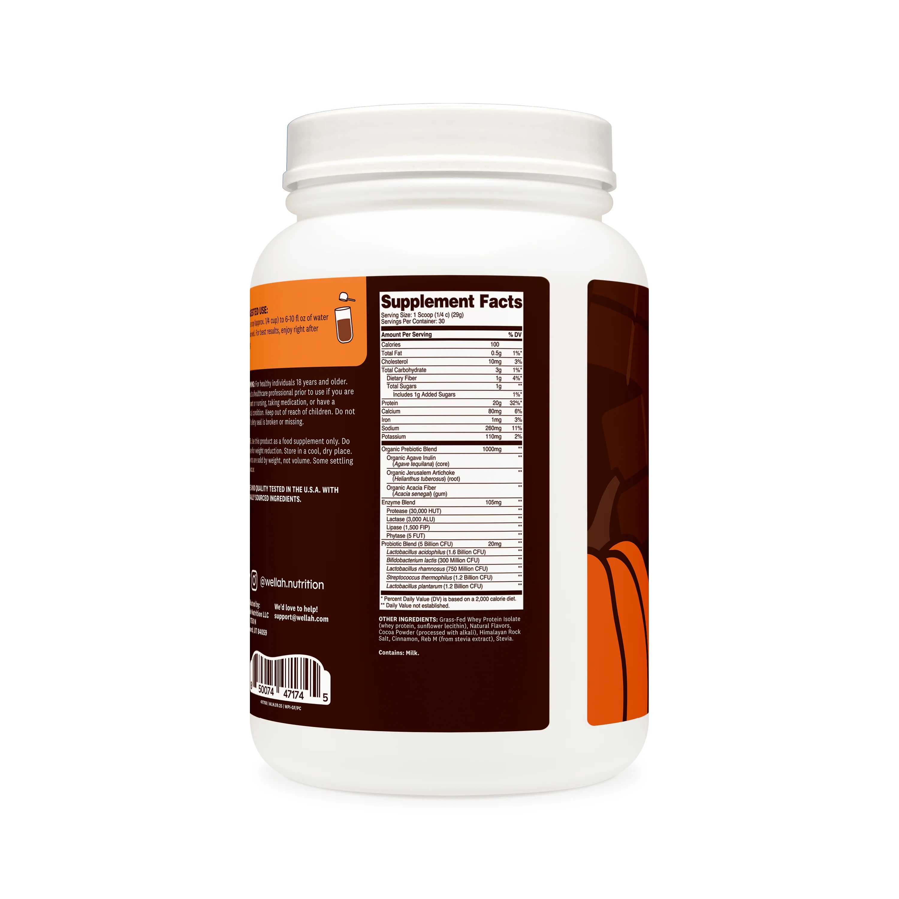 Grass-Fed Whey Protein + Pre & Probiotics | 30 Servings - Image 7