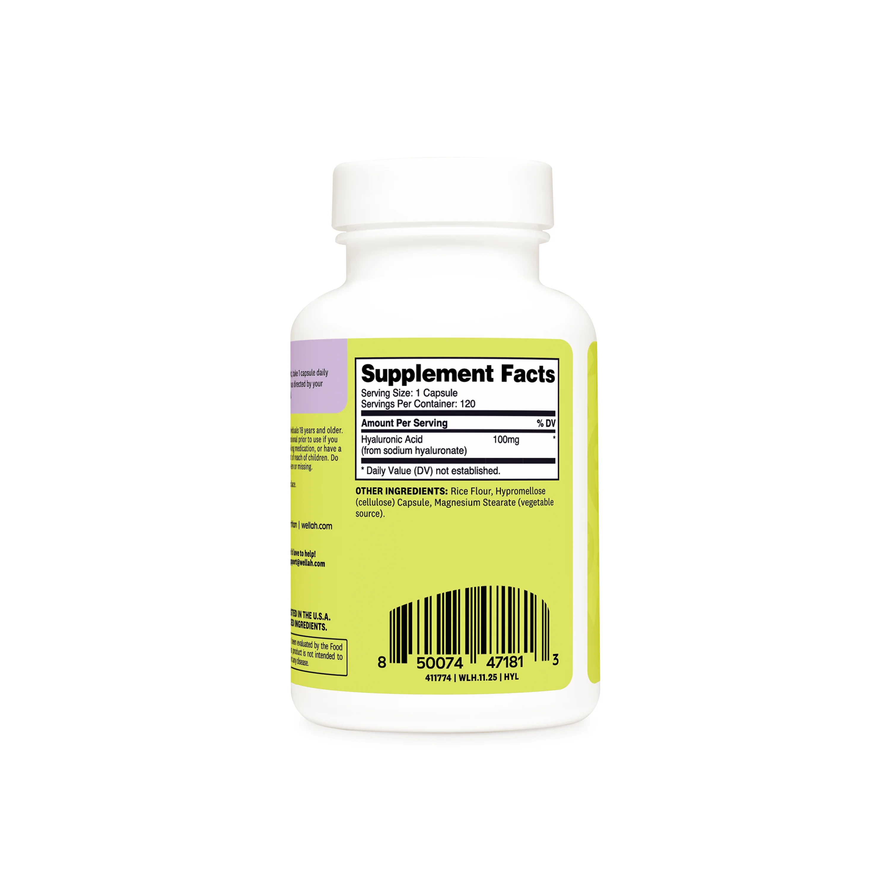 Hyaluronic Acid Capsules | 120 Servings - Image 3
