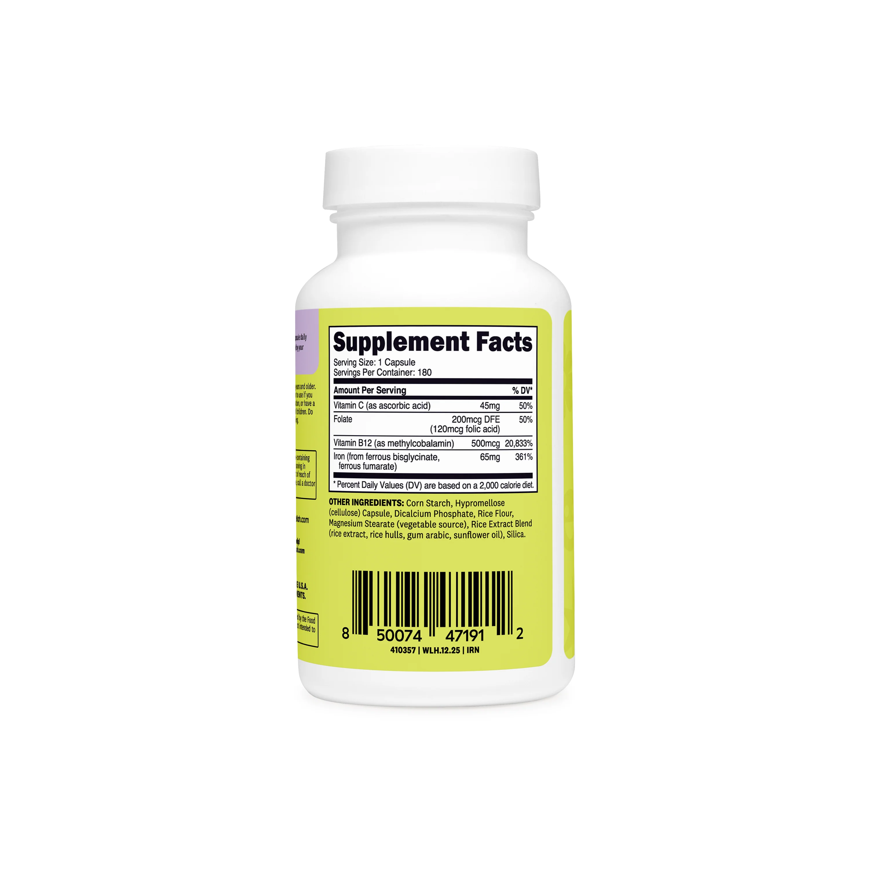 Iron Capsules | 180 Servings - Image 3