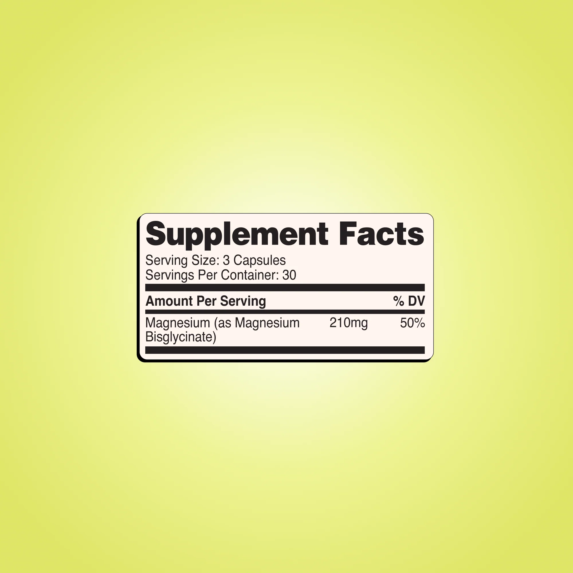 Magnesium Glycinate Capsules | 30 Servings - Image 3